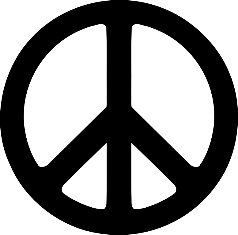 Scalable Vector Graphics Black Peace Symbol Scallywag Peacesymbol 