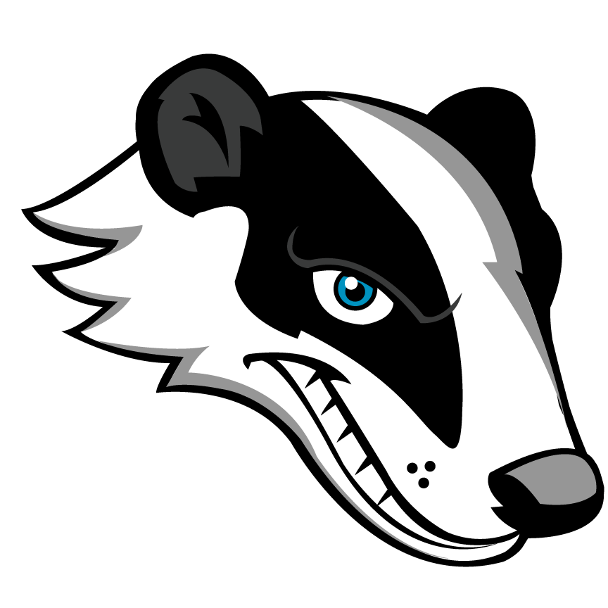 Badger Mascot Head | Clipart Fort