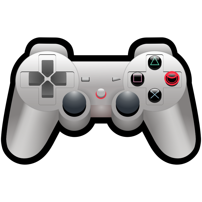 Clipart - Color PlayStation Controller