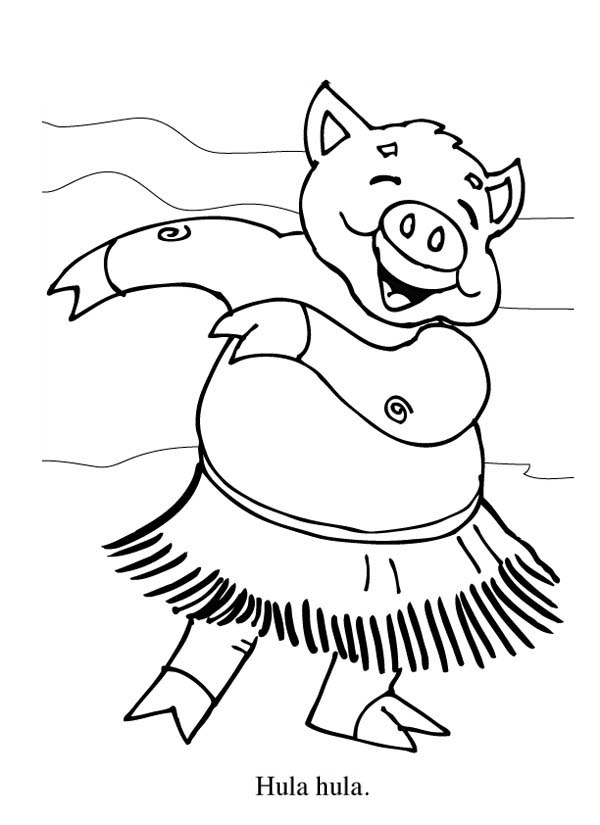 hula dancer Colouring Pages (page 3)