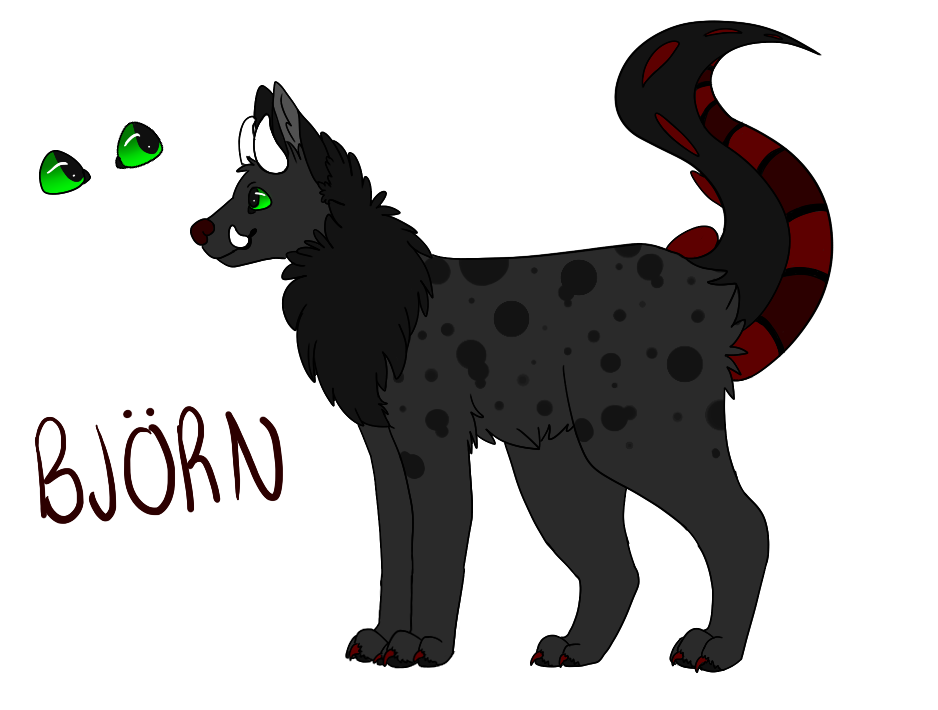 deviantART: More Like Wolfy Feral Reference 2013 by whitewolfspup