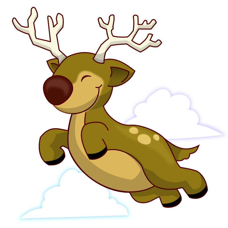 Christmas Reindeer Png Images & Pictures - Becuo