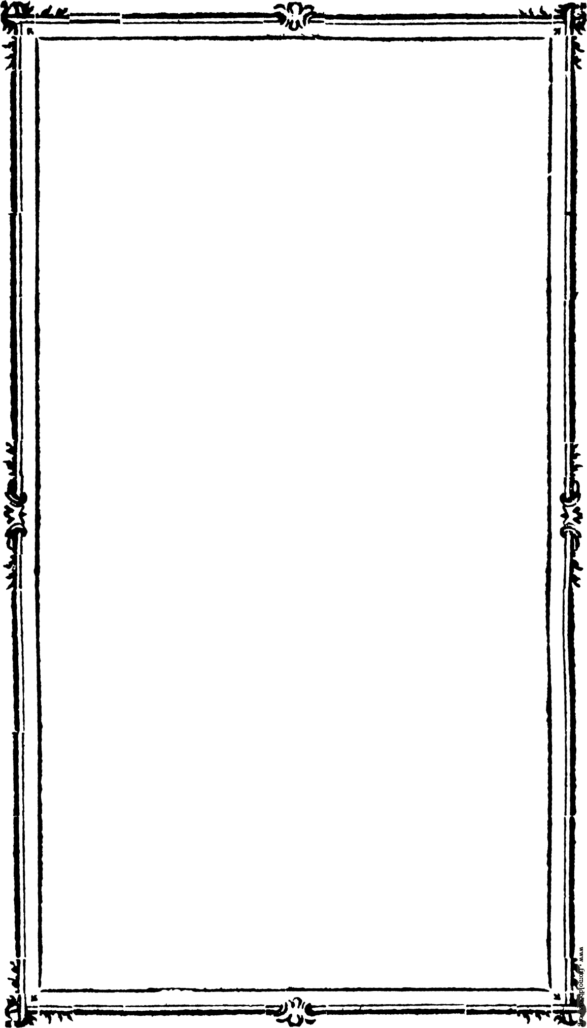 Free clip-art: Eighteenth-century Border from Figures pour les Missels