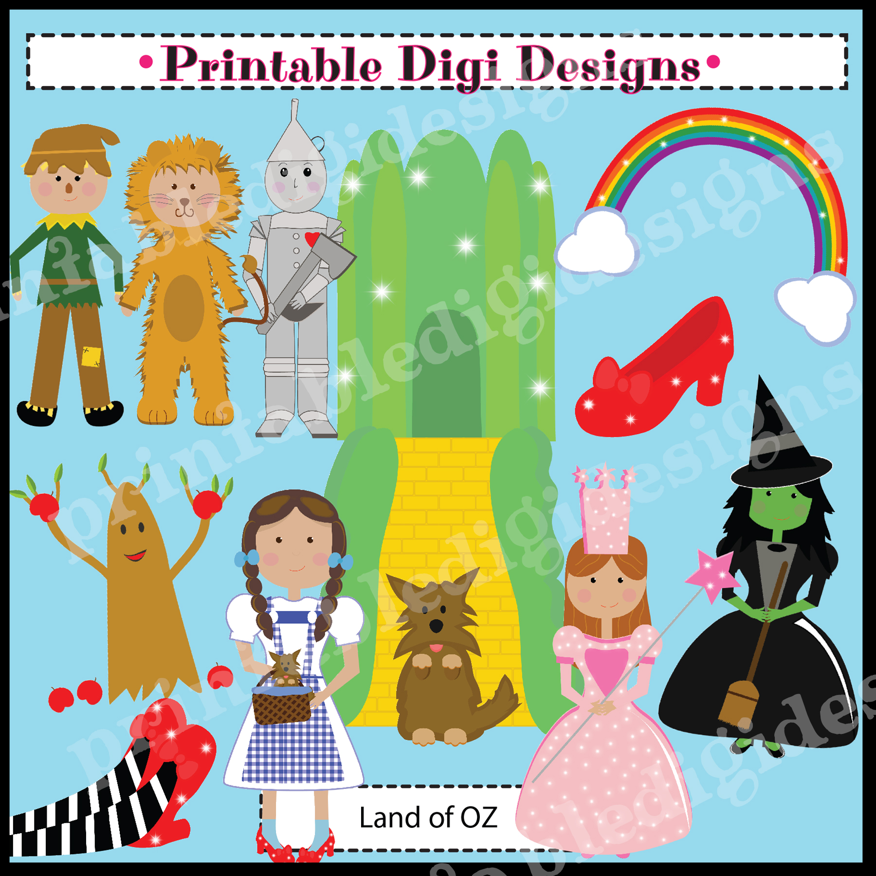Printable Free Wizard Of Oz Clipart Cliparts co