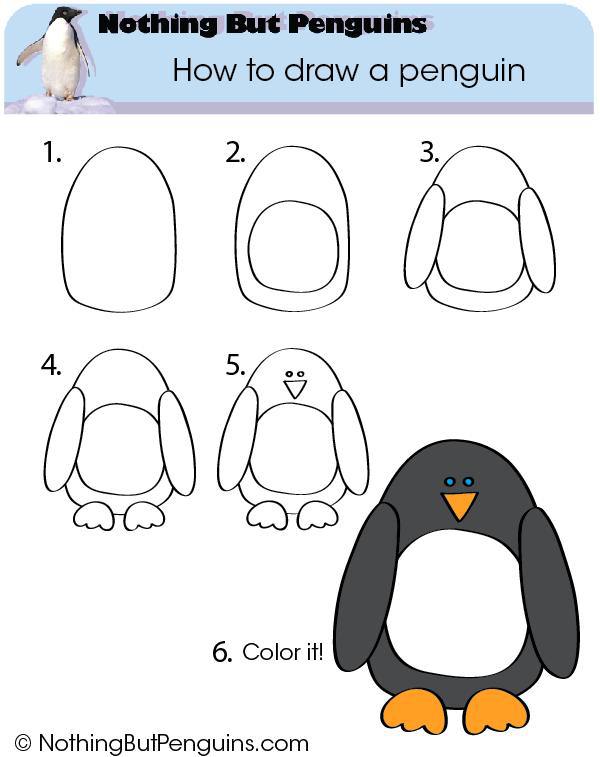 How To Draw Madagascar Penguins Step 5 | WoodWorking Pro