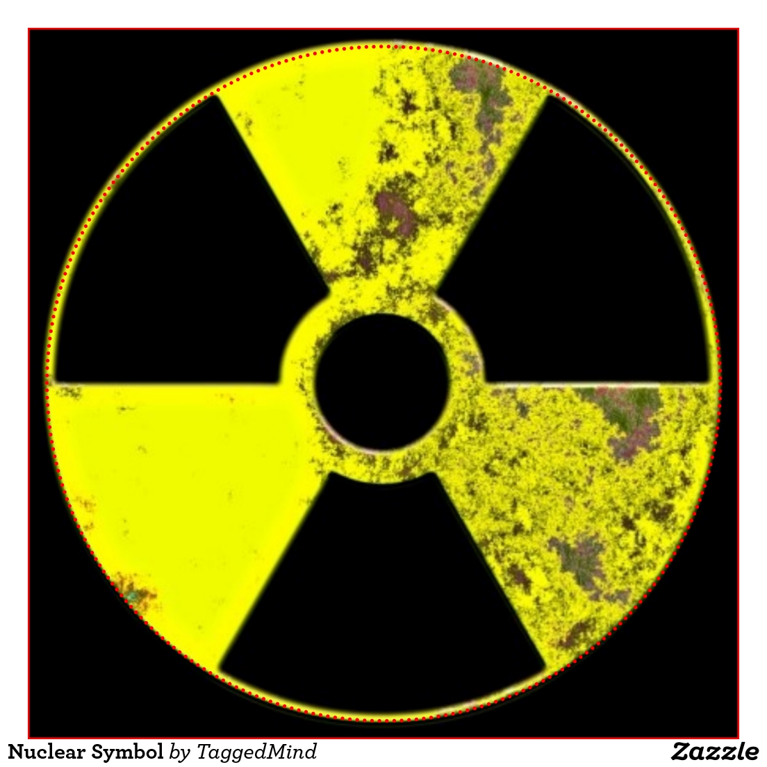 Nuclear Symbol Classic Round Sticker | Zazzle