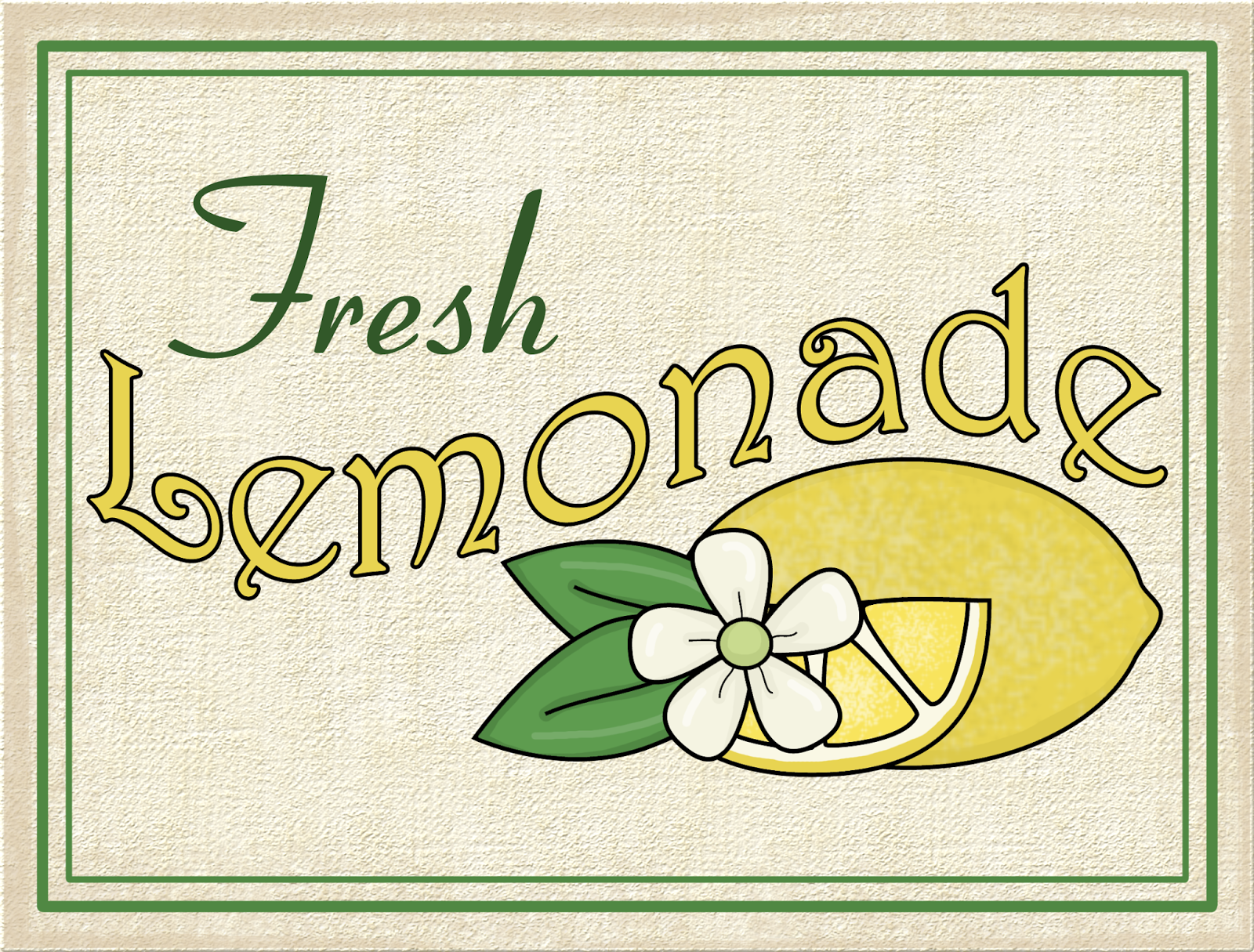 Lemonade Sign Cliparts.co