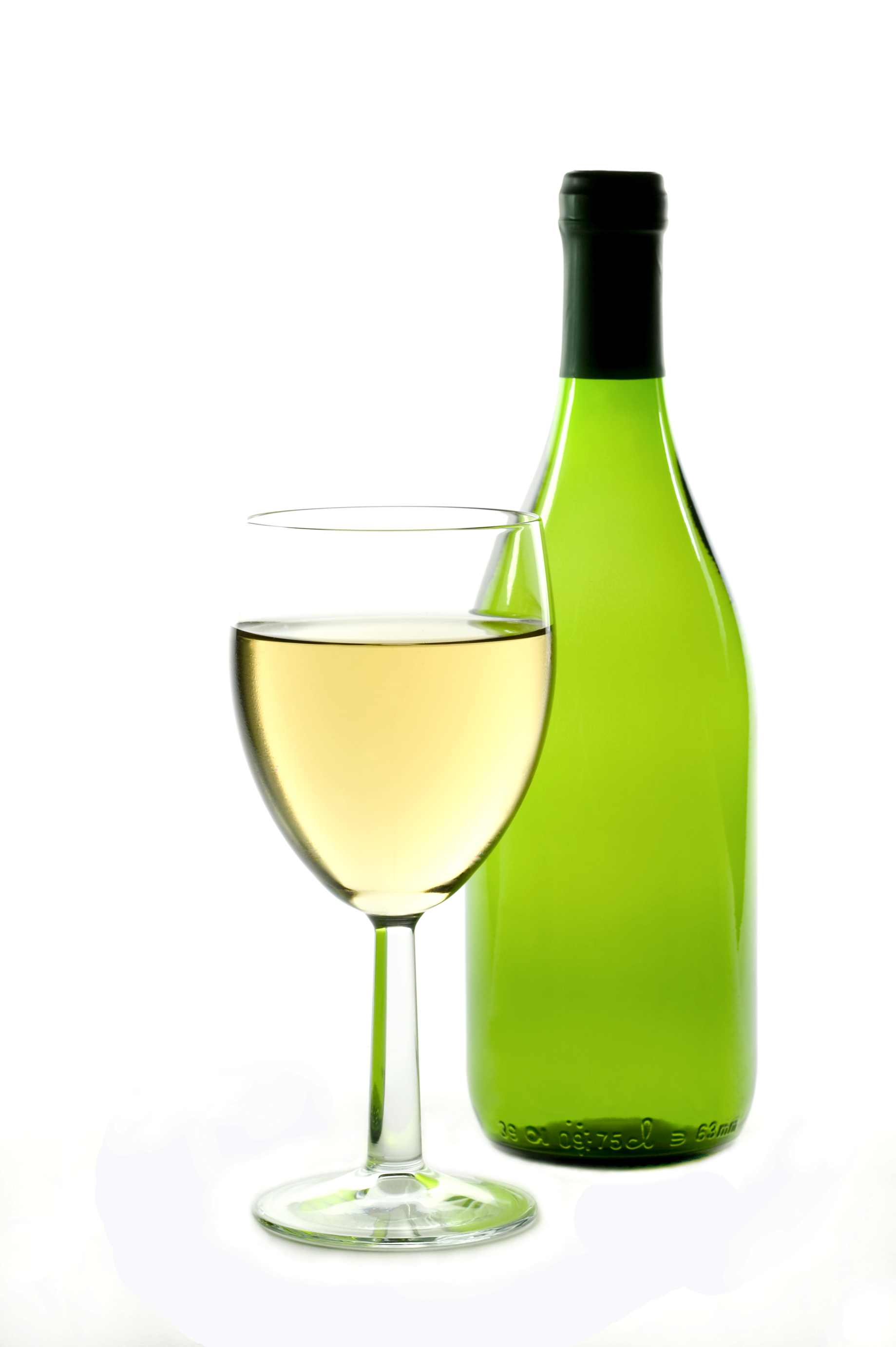 White Wine Bottle Clipart - Free Clipart