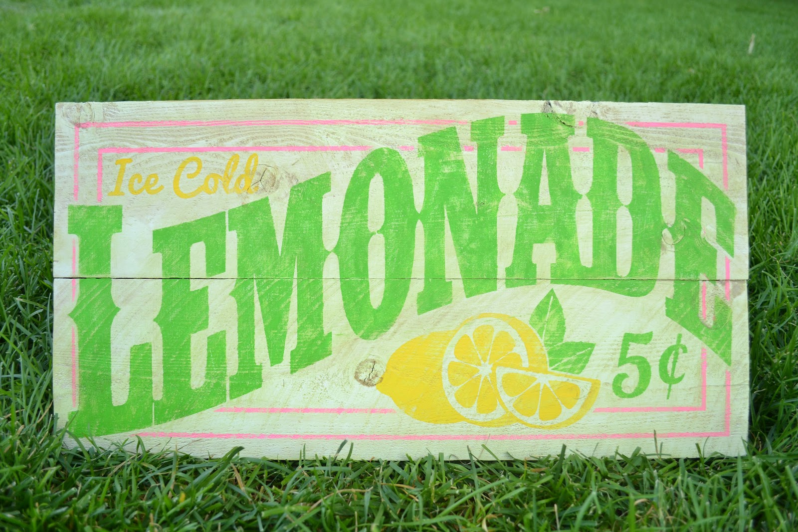 Lemonade Sign on Pinterest | Lemonade Stand Sign, Lemonade Stands ...