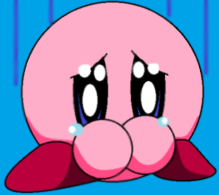 DeviantArt: More Like Kirby is sad by DianaTheBat