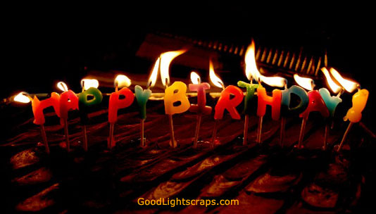 Birthday Cake Scraps, Bday Candle Pics & Graphics for Orkut, Facebook
