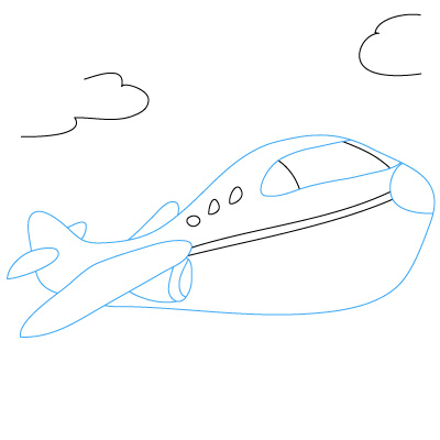 Aeroplane Drawing - Cliparts.co