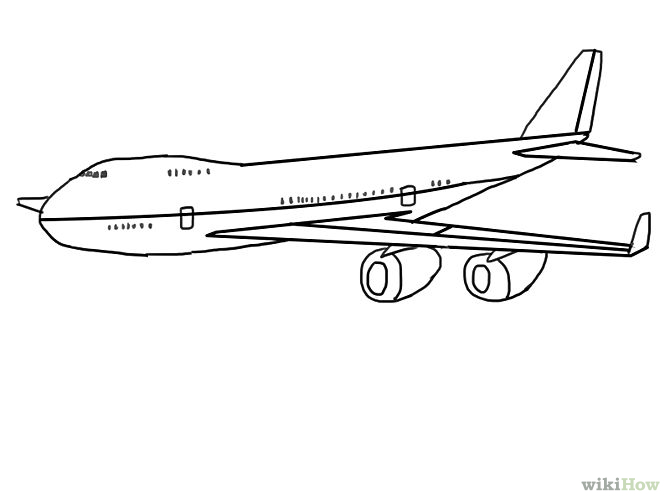 Aeroplane Drawing - Cliparts.co