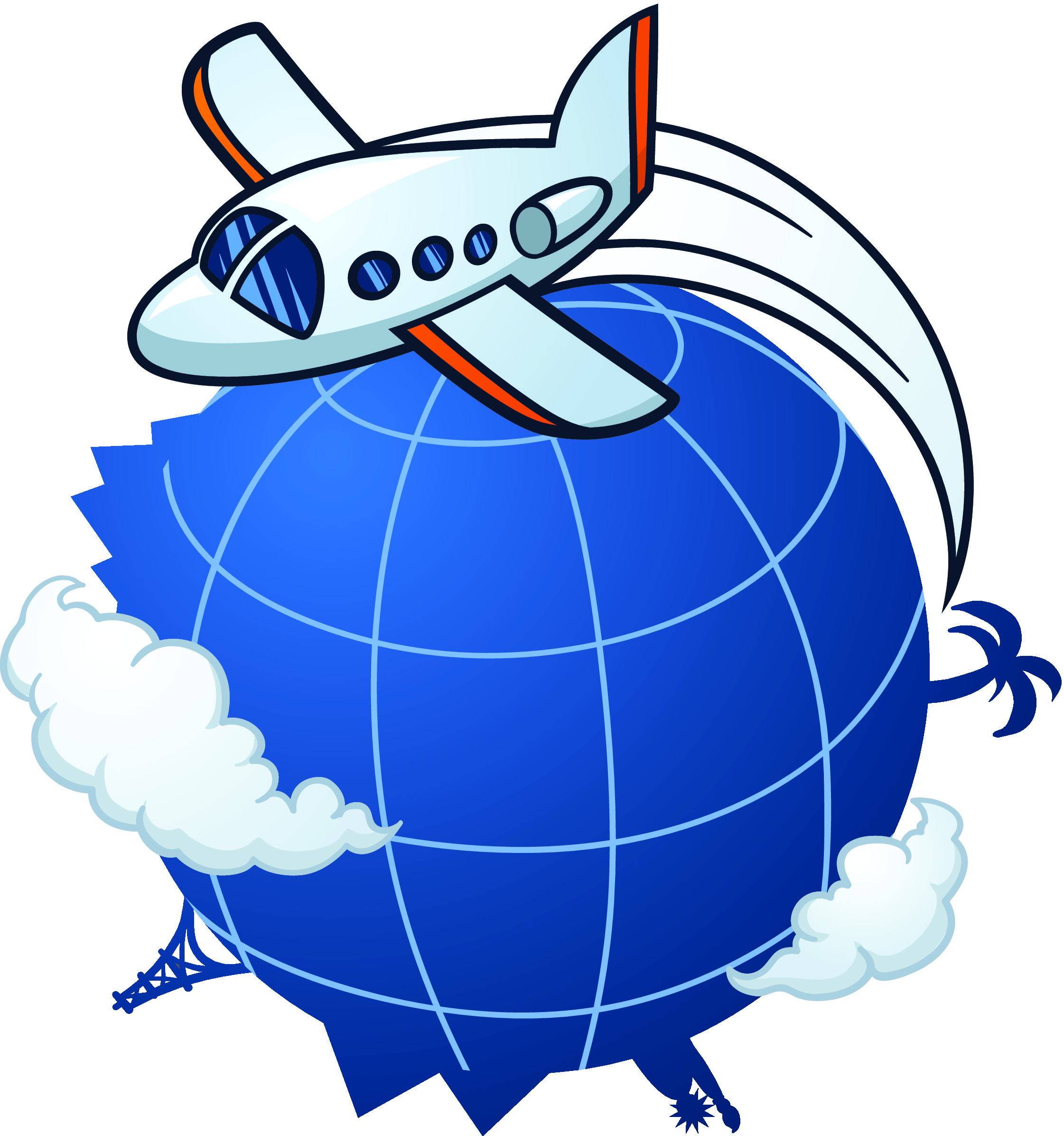 clipart airplane flying - photo #48