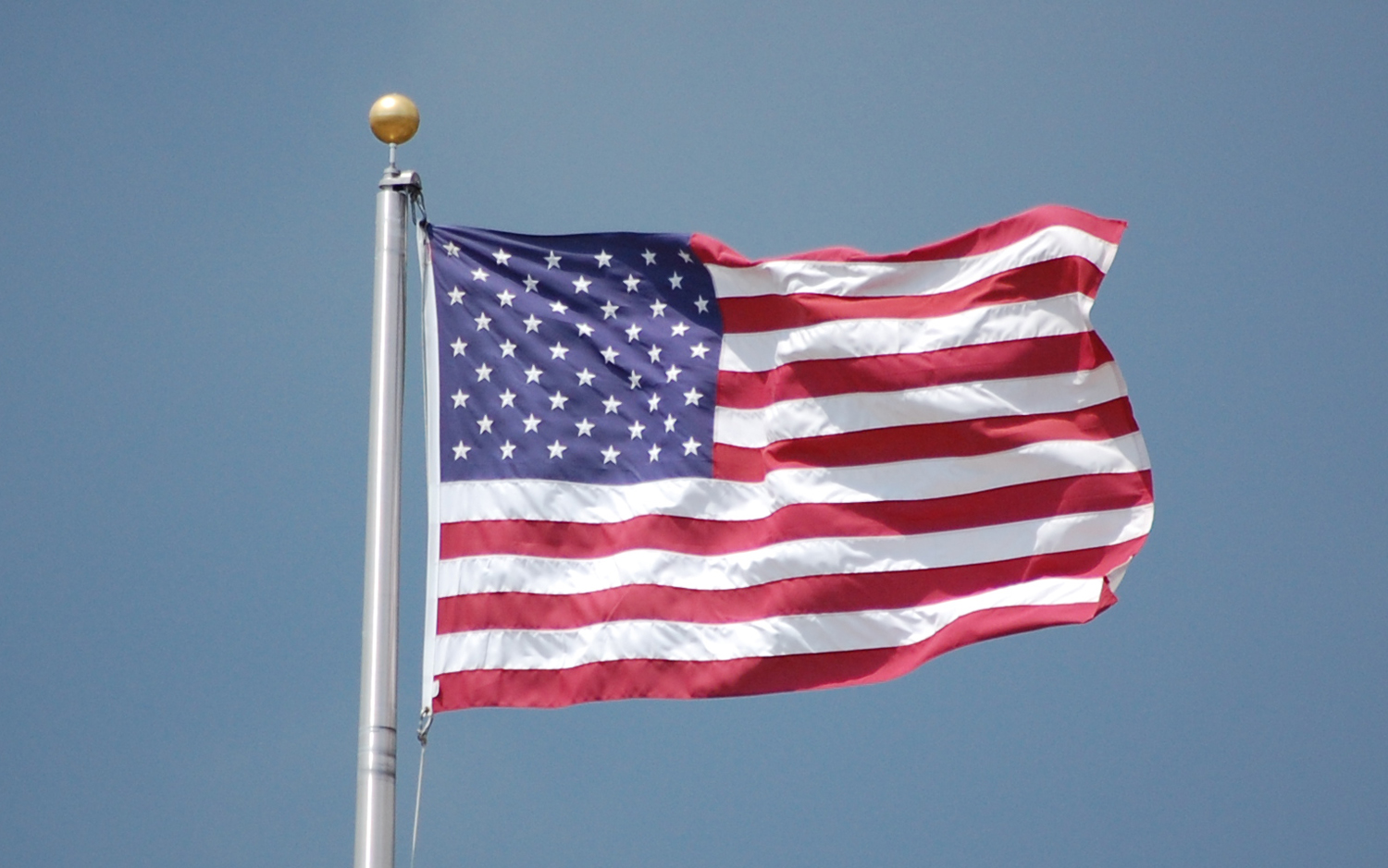 Waving US Flag: Photo by Photographer Richard Healey - photo.net