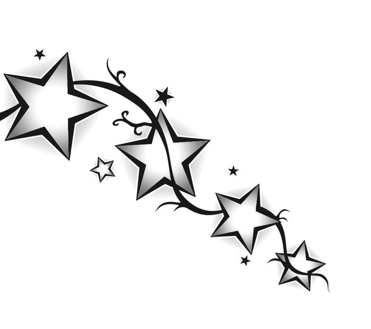 Drawings Of Star Tattoos Cliparts.co