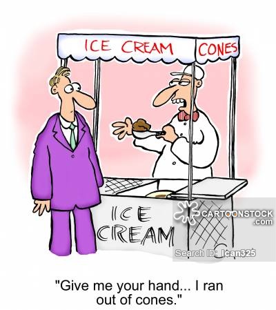 Ice Cream Cone Cartoons and Comics - funny pictures from CartoonStock