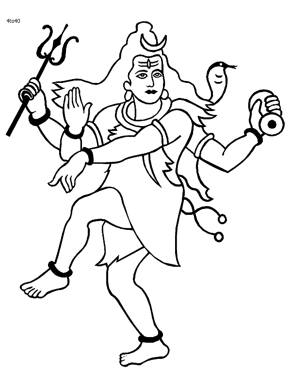 Ganesh Outline - Cliparts.co