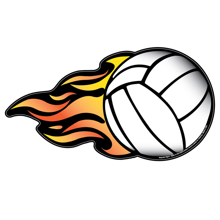 volleyball fire clipart - photo #2