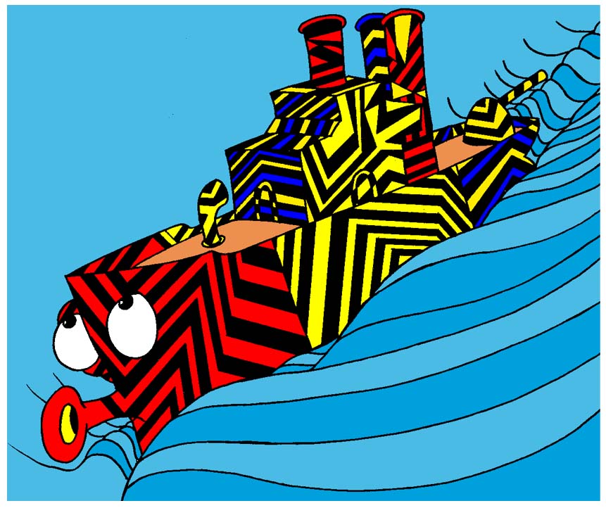 SILLYstrations: Drawing Ideas for Kids: Dazzle Camouflage
