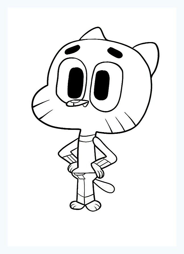 best of gumball coloring pages | Coloring Pages