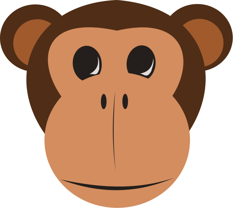 Monkey Face Clip Art Download