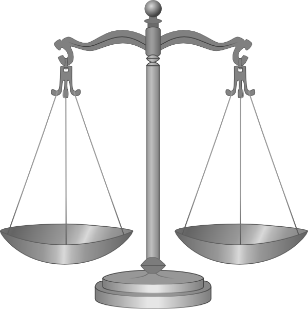 Justice Scale Vector - ClipArt Best