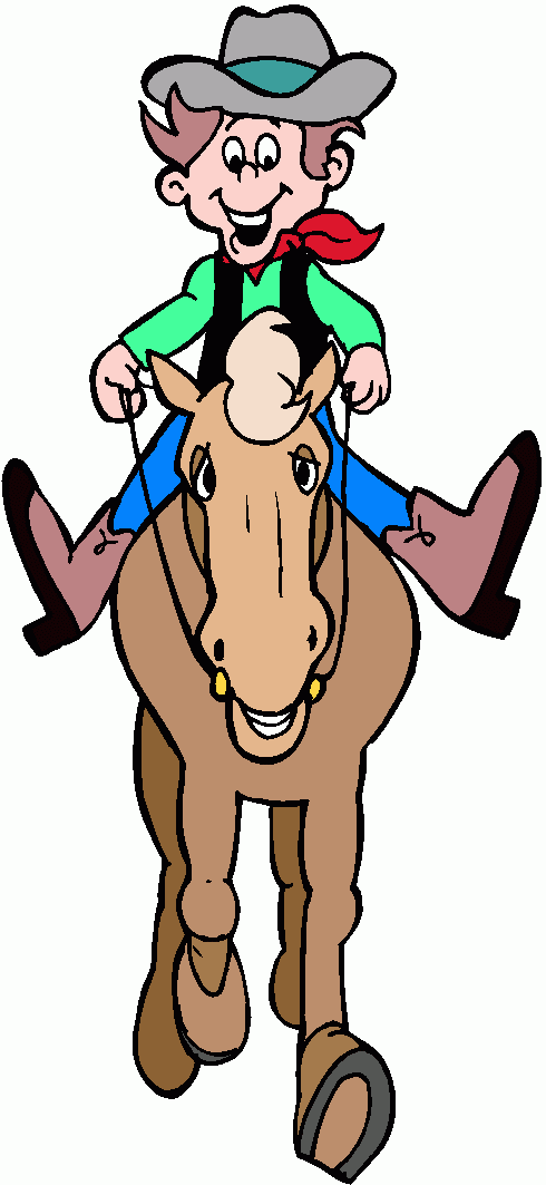 clip art cowboy on horse - photo #17