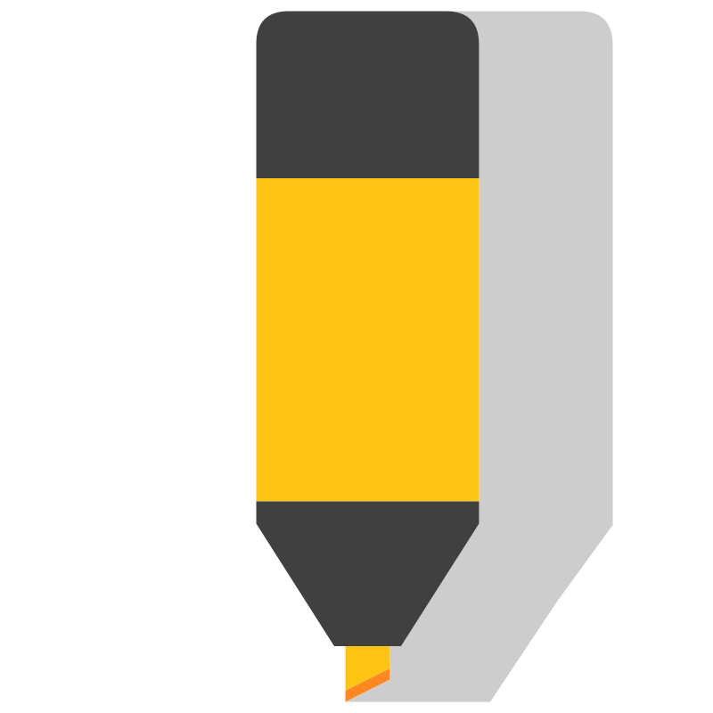 clipart yellow highlighter - photo #5