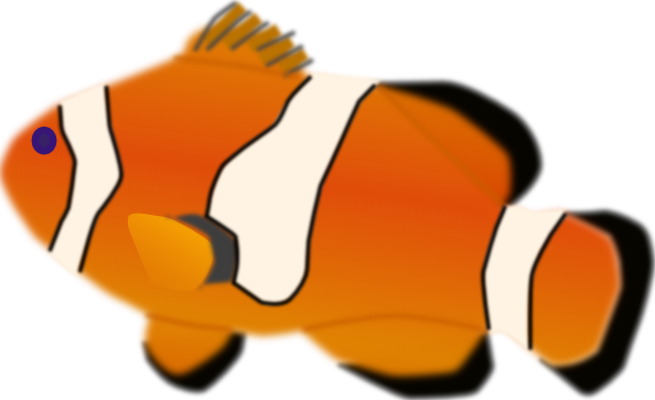 Aquarium Fish Amphiprion Percula clip art - vector clip art online ...