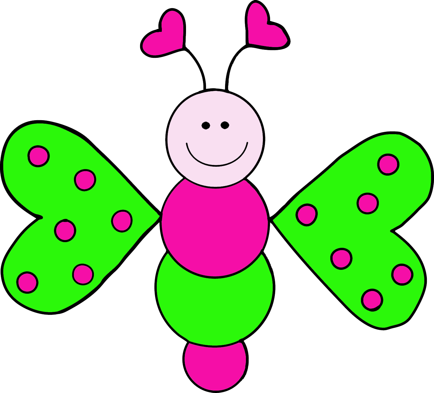 Images For > Pink And Purple Butterfly Clipart