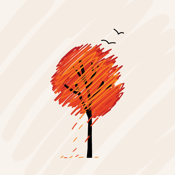 Fall Tree image - vector clip art online, royalty free & public domain