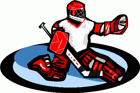 Pix For > Hockey Goalie Clip Art
