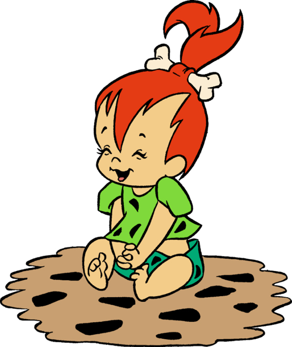 Free Pebbles Flintstone Cartoon Clipart 5 - I-Love-Cartoons.com