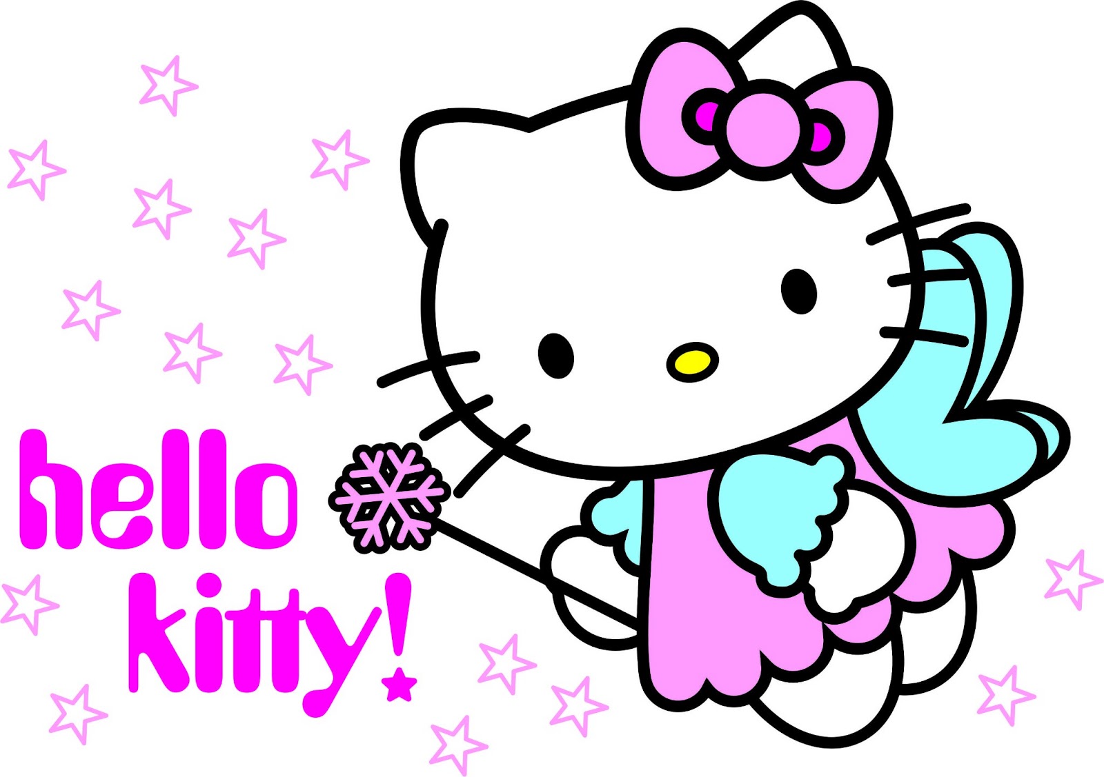 Hello Kitty Vector Image Set Clip Art Online Royalty Pictures ...