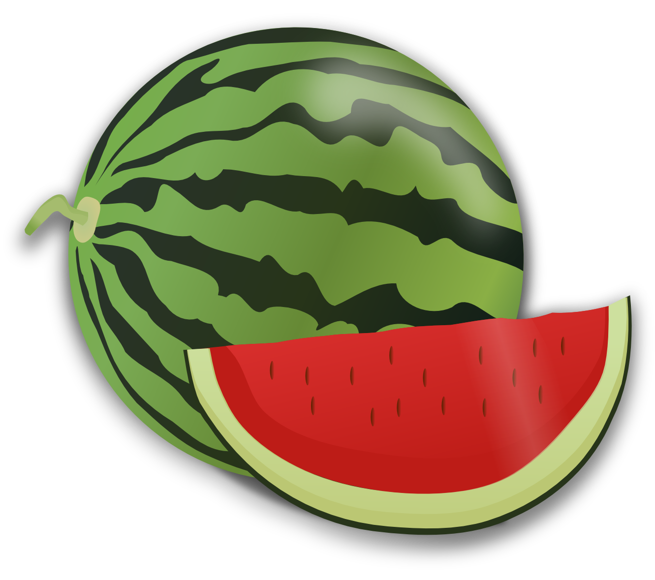 Images For > Watermelon Slice Png