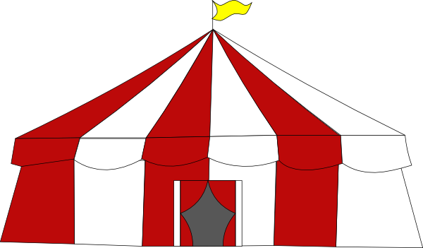 Big Top Tent clip art - vector clip art online, royalty free ...