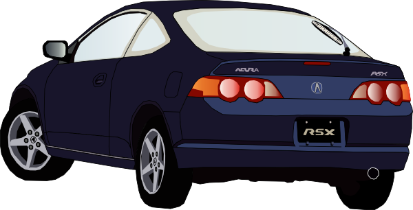 Acura Car clip art Free Vector / 4Vector