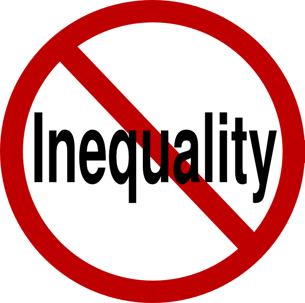 No Inequality clip art - vector clip art online, royalty free ...