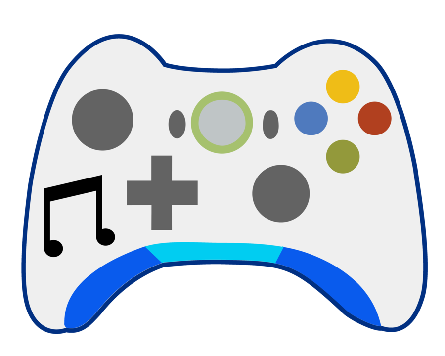 Cartoon Xbox Game Controller