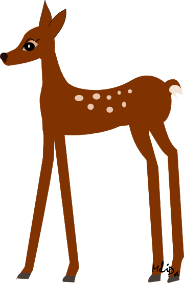 free clipart baby deer - photo #30