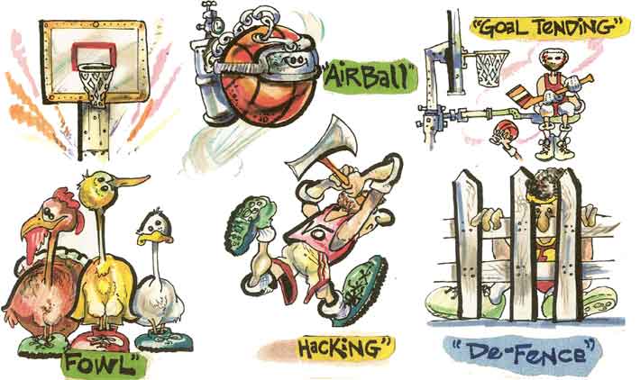 Basketball Cartoons | lol-rofl.com