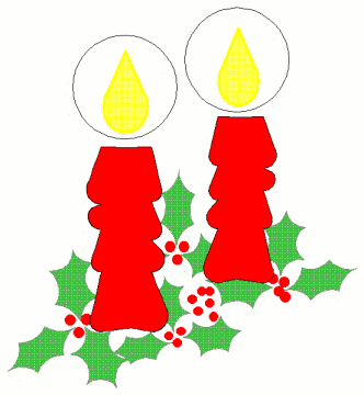 Free Christmas Candles Clipart - Public Domain Christmas clip art ...