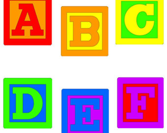 Popular items for baby blocks clipart on Etsy