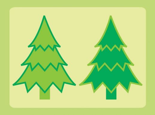 Evergreen Trees Vector - AI PDF - Free Graphics download