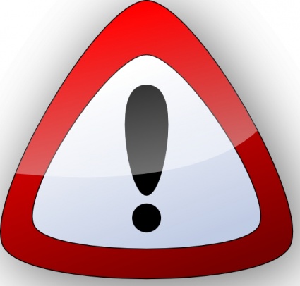 Warning Danger Sign clip art - Download free Other vectors