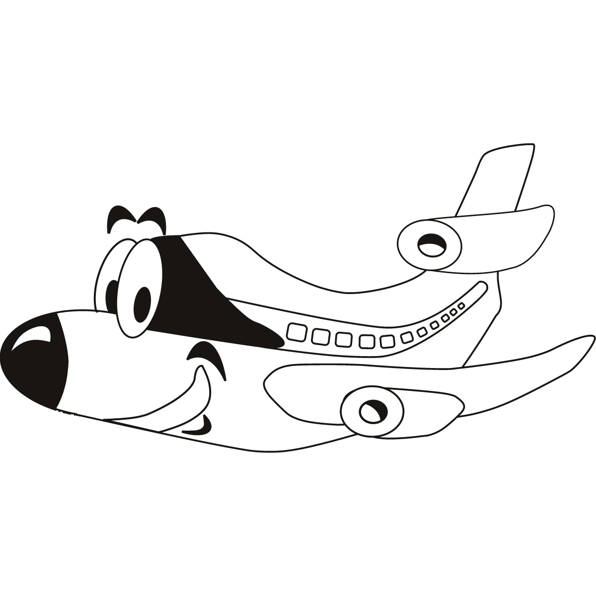 Free airplane coloring pages - Coloring Pages & Pictures - IMAGIXS