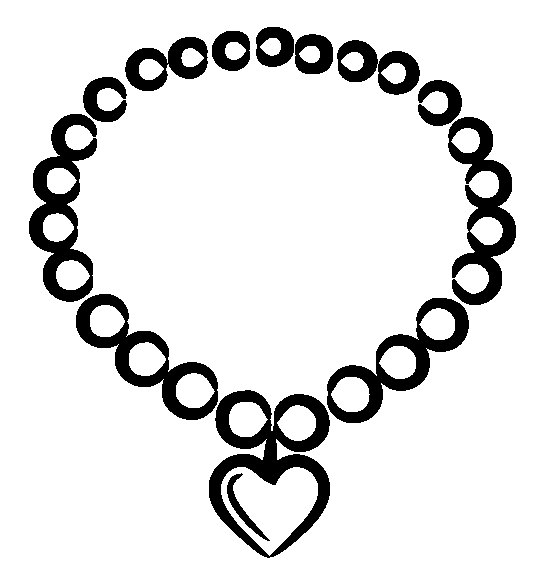 Clipart Heart Necklace Images & Pictures - Becuo