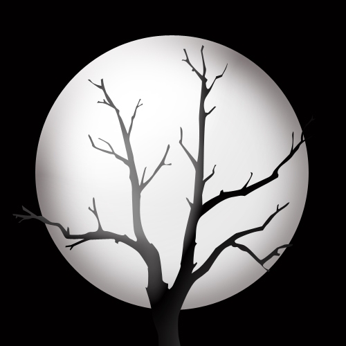 Spooky Tree Silhouette Clip Art Images & Pictures - Becuo