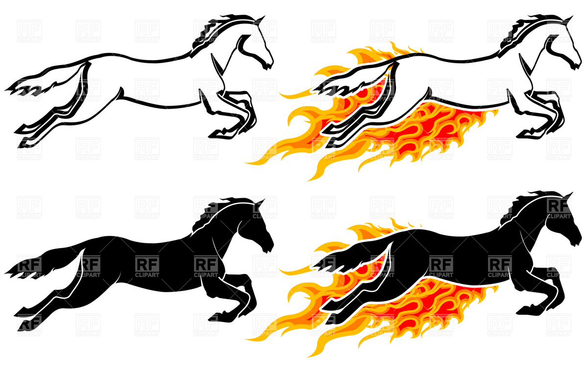 Running Horse Silhouette Vector | Clipart Panda - Free Clipart Images